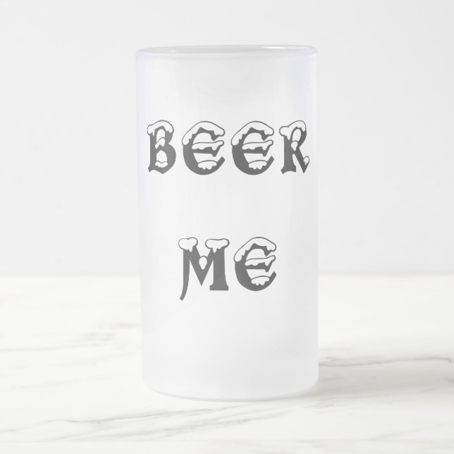 BIER ICH MATTGLAS BIERGLAS (Mittel)