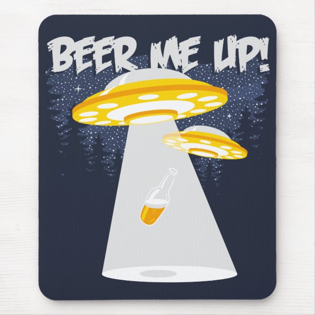 Bier ich oben! mousepad (Vorne)