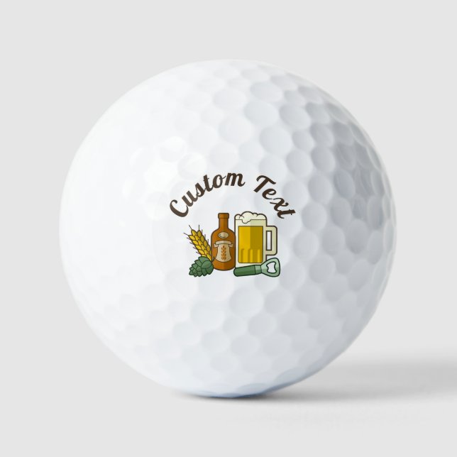 Bier Icons Golf Balls Golfball (Vorderseite)