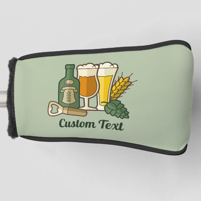 Bier Icons Golf Head Cover Golf Headcover (Vorderseite)