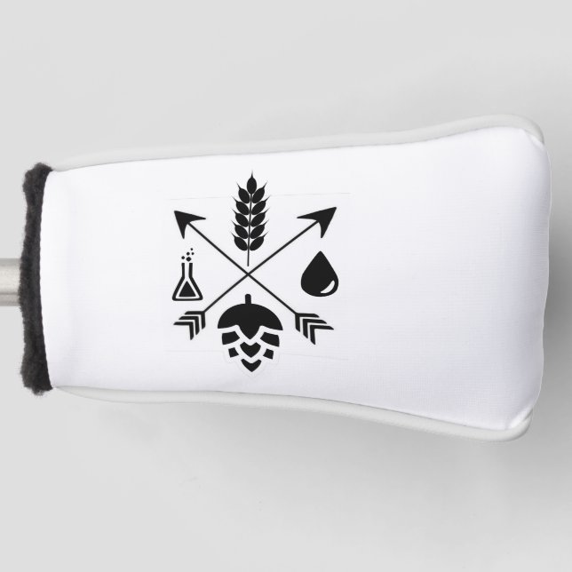 Bier-Inhaltsstoffe Golf Headcover (Vorderseite)