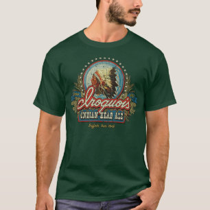 Bier Iroquois Indianhead Ale 1842 T-Shirt