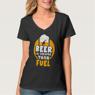 Bier ist billiger als Kraftstoffpumpenpreise Benzi T-Shirt