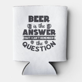 Bier ist die Antwort Dosenkühler