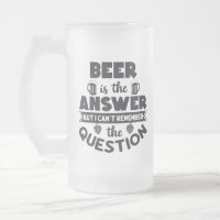 Bier ist die Antwort