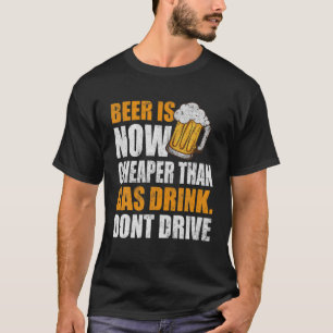 Bier ist jetzt, sonnige Gaspreise, Gas, Bier T-Shirt