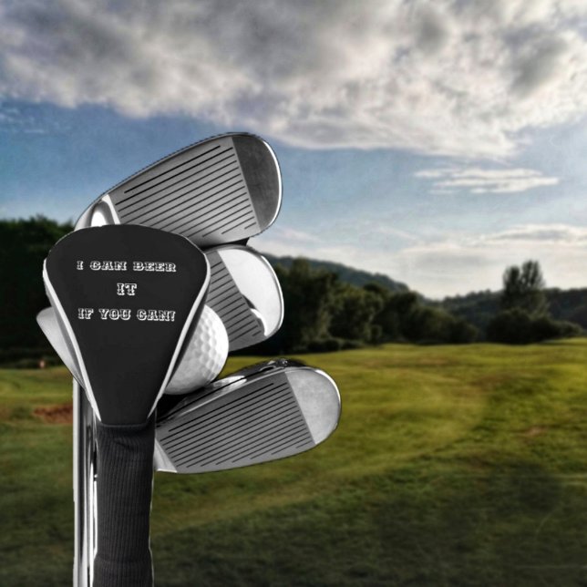 Bier it golf headcover (For beer lovers everywhere, including golfers, this is the Golf Club Cover, just for you!)