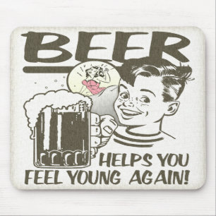 Bier-Jungbrunnen Mousepad