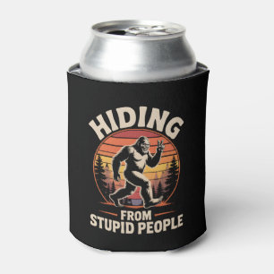 Bier kann sich vor stupiden Menschen verstecken Dosenkühler