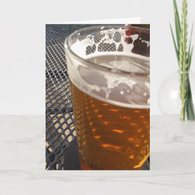 Bier-Karte Karte (Vorderseite)