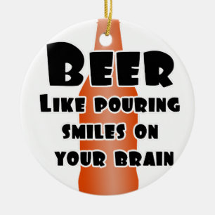 Bier Keramik Ornament