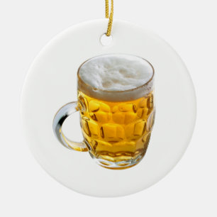 Bier Keramik Ornament