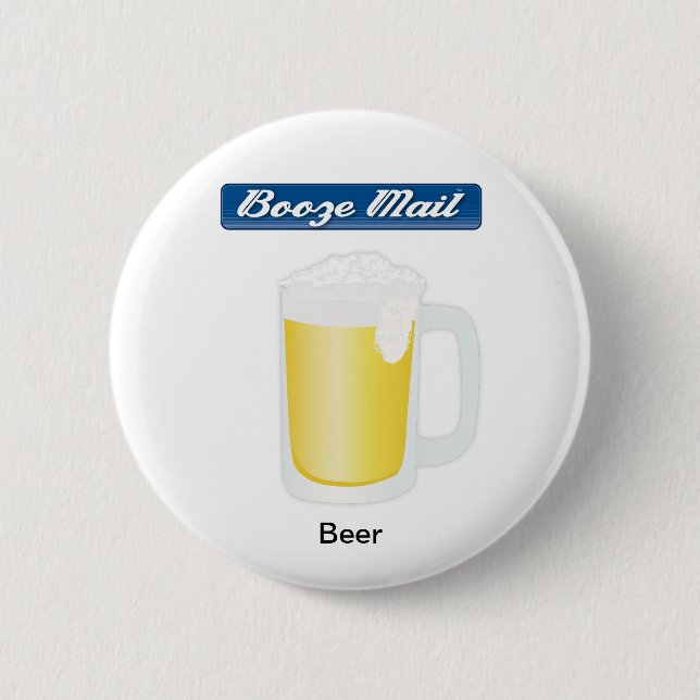 Bier-Knopf Button (Vorderseite)