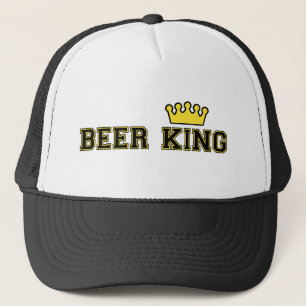 Bier-König Hat mit Krone Truckerkappe