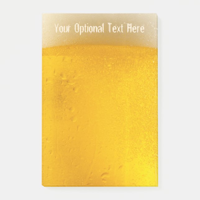 BIER kundenspezifische Post-Itanmerkungen Post-it Klebezettel (Vorderseite)