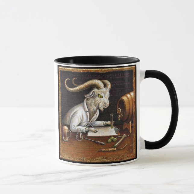 Bier-Liebhaber-Ziegen-Tasse: Zymologie Tasse (Rechts)