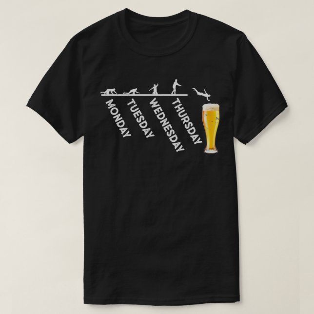 Bier Lover Brauerei Funny Drink Alkohol Party 1 T-Shirt (Design vorne)