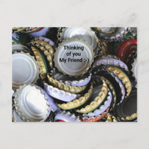 Bier Lover Cool und trendy Postkarte