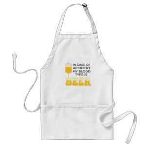 Bier Lover Gift Mein Bluttyp ist Biergeschenk Schürze