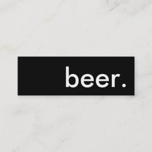 Bier. LoyalitätsLochkarte Treuekarte