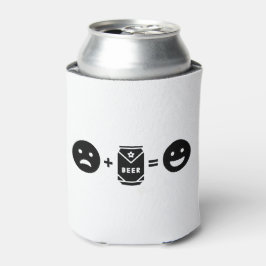 Bier macht Lächeln kälter Dosenkühler