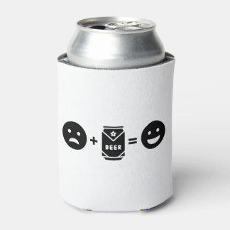 Bier macht Lächeln kälter Dosenkühler