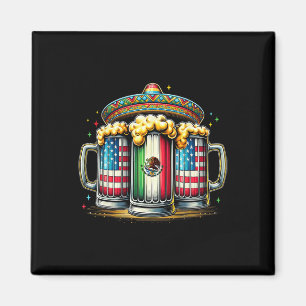 Bier mexikanische Flagge Cinco De Mayo Drink Party Magnet