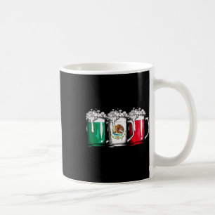 Bier mexikanische Flagge Mexiko Cinco De Mayo Men Kaffeetasse
