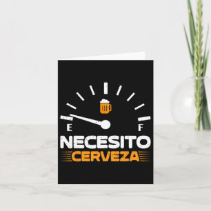 Bier Mexikos Party Men Necesito Cerveza Cinco De m Karte