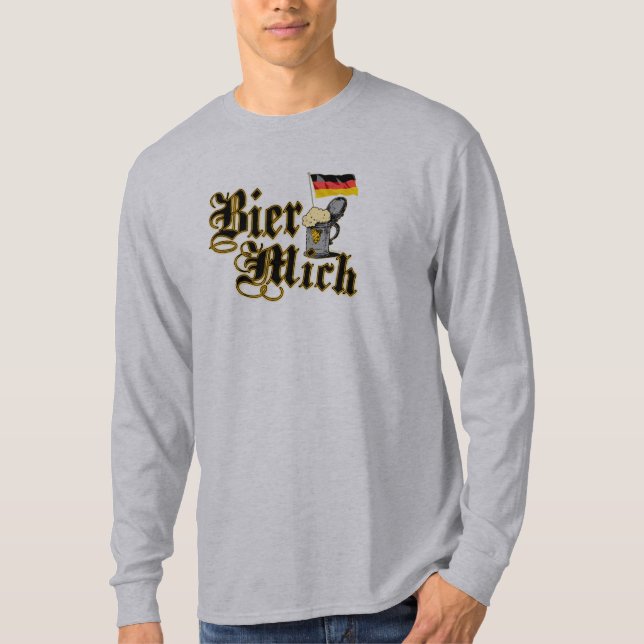 Bier Mich 2side T-Shirt (Vorderseite)