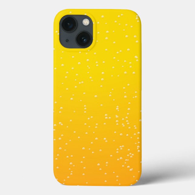 Bier mit kleinen Bubbles Background Art Case-Mate iPhone Hülle (Rückseite)