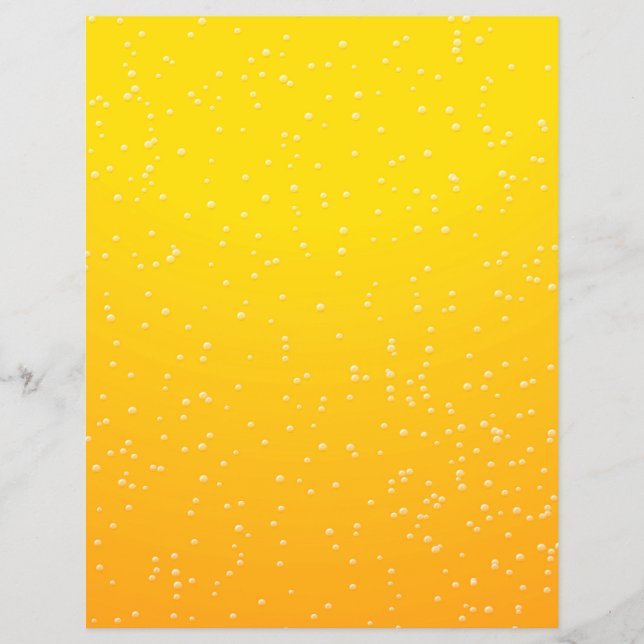 Bier mit kleinen Bubbles Background Art Flyer (Vorne)