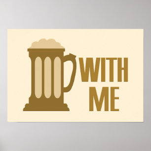 Bier mit meinem Poster