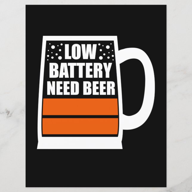 Bier mit niedrigem Batteriebedarf (Vorderseite)