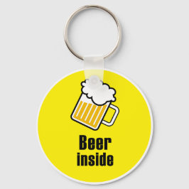Bier nach innen schlüsselanhänger