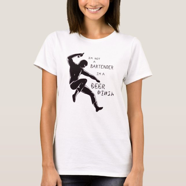 Bier Ninja T-Shirt (Vorderseite)
