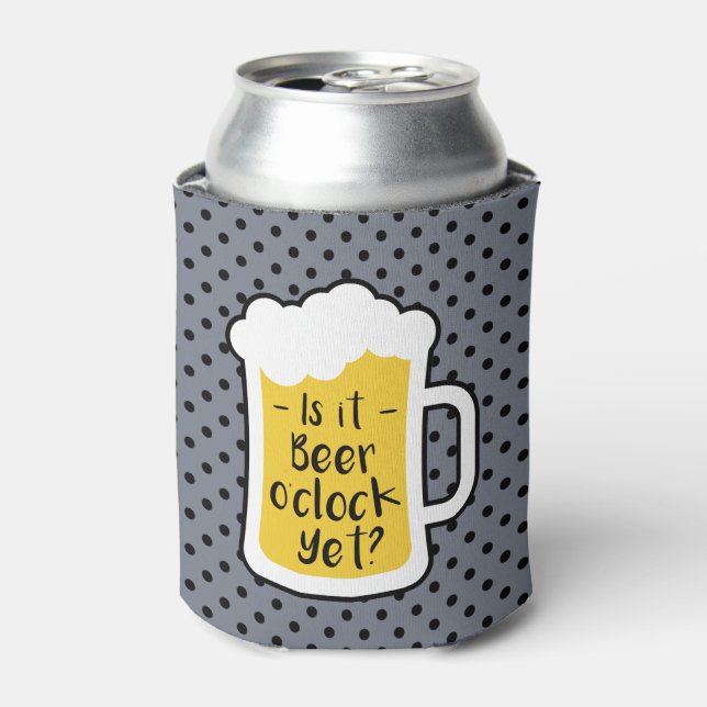 Bier O Uhr Dosenkühler (Kanne Vorderseite)