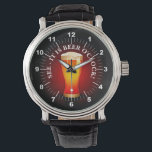 Bier O'Clock Time Drink Bier Drinker Funny Armbanduhr<br><div class="desc">Es ist immer Beer O'Clock mit dieser Uhr - sehen Sie mehr große Männer Geschenke im Geschäft.</div>