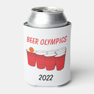 Bier Olympia Red Solo Cup Pong kann kühler Dosenkühler