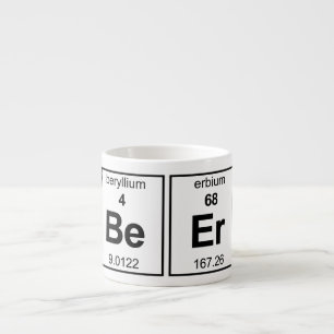 Bier-Periodensystem Espressotasse