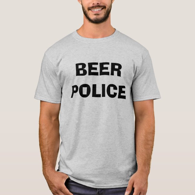 BIER-POLIZEI T-Shirt (Vorderseite)
