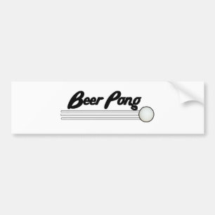 Bier Pong Autoaufkleber