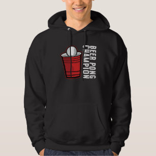 Bier Pong Champion I Bier Ping Pong Tischtennis   Hoodie