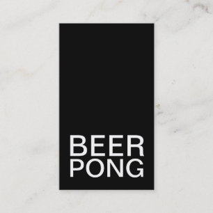 Bier pong Lochkarte Treuekarte