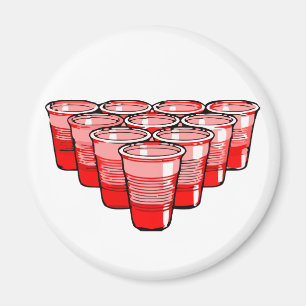Bier pong magnet