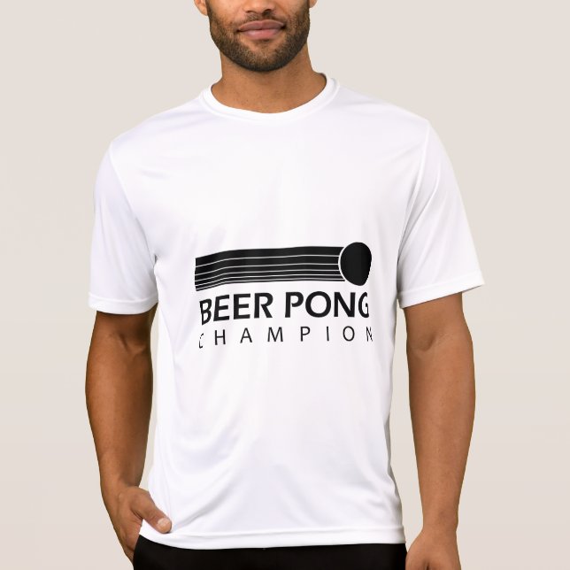 Bier Pong Meister T-Shirt (Vorderseite)