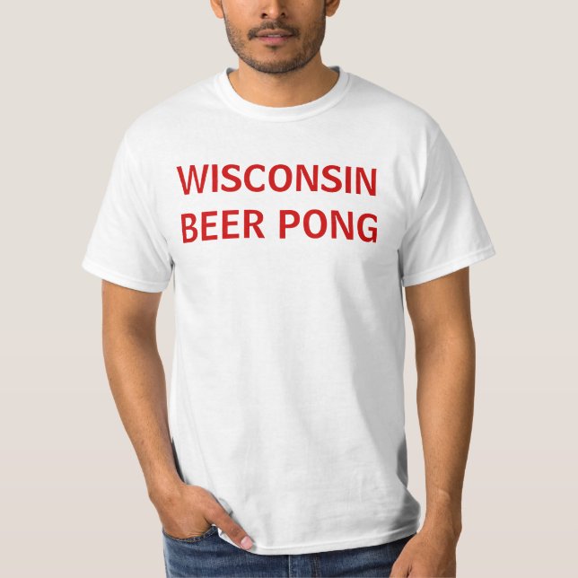 Bier Pong T-Shirt (Vorderseite)