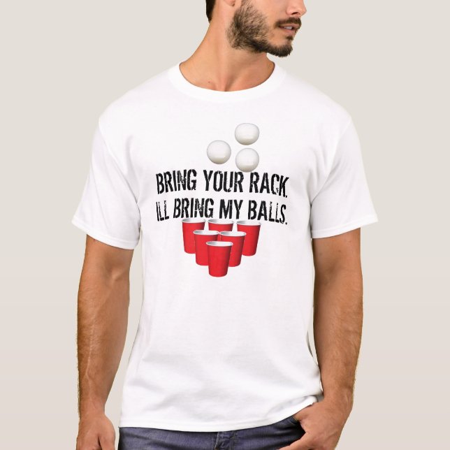 Bier Pong T-Shirt (Vorderseite)