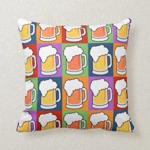 BIER Pop-Kunst kundenspezifisches Throwkissen Kissen