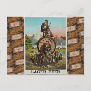 Bier! Postkarte